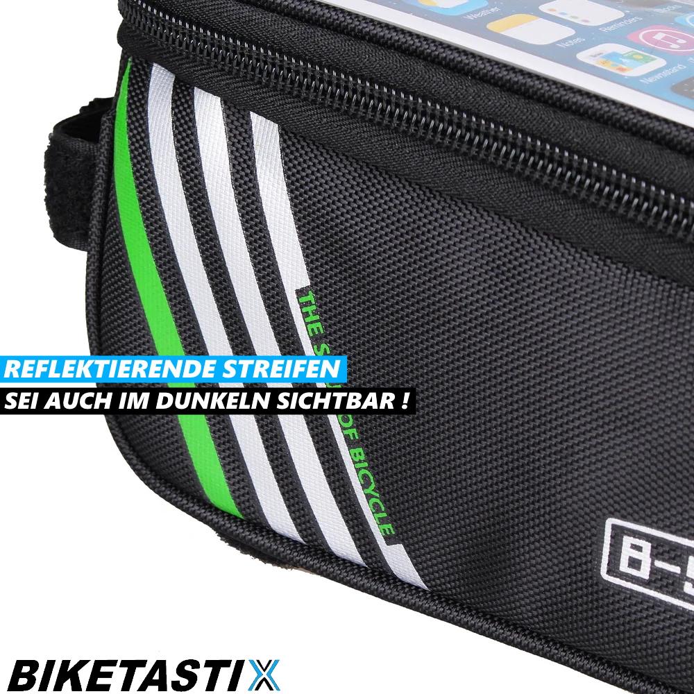 BIKETASTIX Bicycle Bag Frame Bag Top Tube Bag Mobile Phone Holder Waterproof
