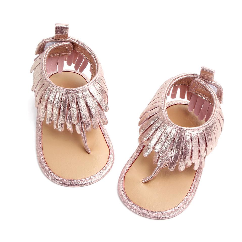 Baby Girl Princess Tassels Shoes PU Leather Lovely Infant Soft Sole Toddler Crib Prewalker Moccasin