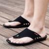 2020 new men's fly-woven breathable sandals slippers flip-flops 2025 straight hair