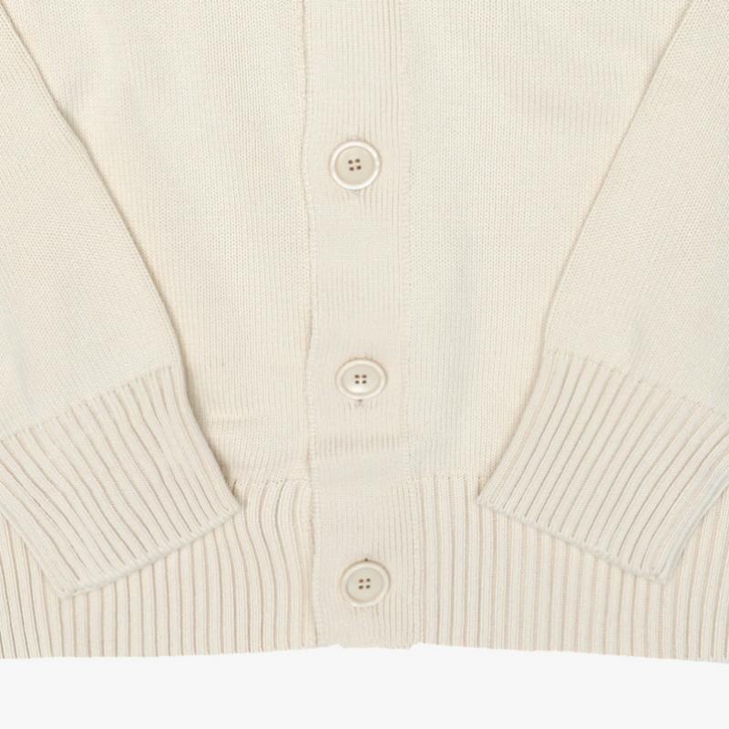 Ami Crochet Logo Men S Cardigan Kn0063