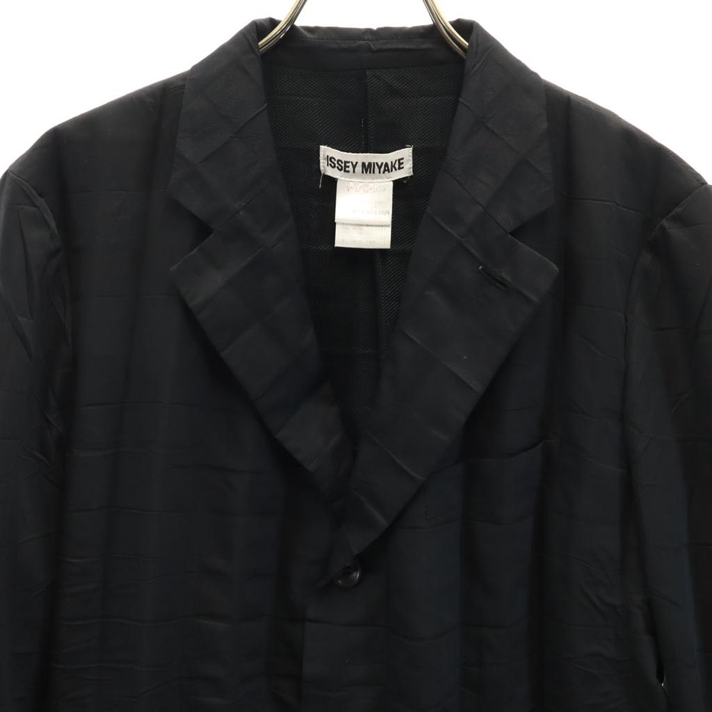 ISSEY MIYAKE 90s Made In Japan Old Pleated Processing Tailored Jacket M Men's Used