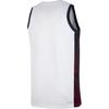 Nike Collezione Squadra Olimpica di Pallacanestro degli Stati Uniti Maglia da Pallacanestro Uomo Bianco/Rosso Sportivo/Ossidiana FV5517-100