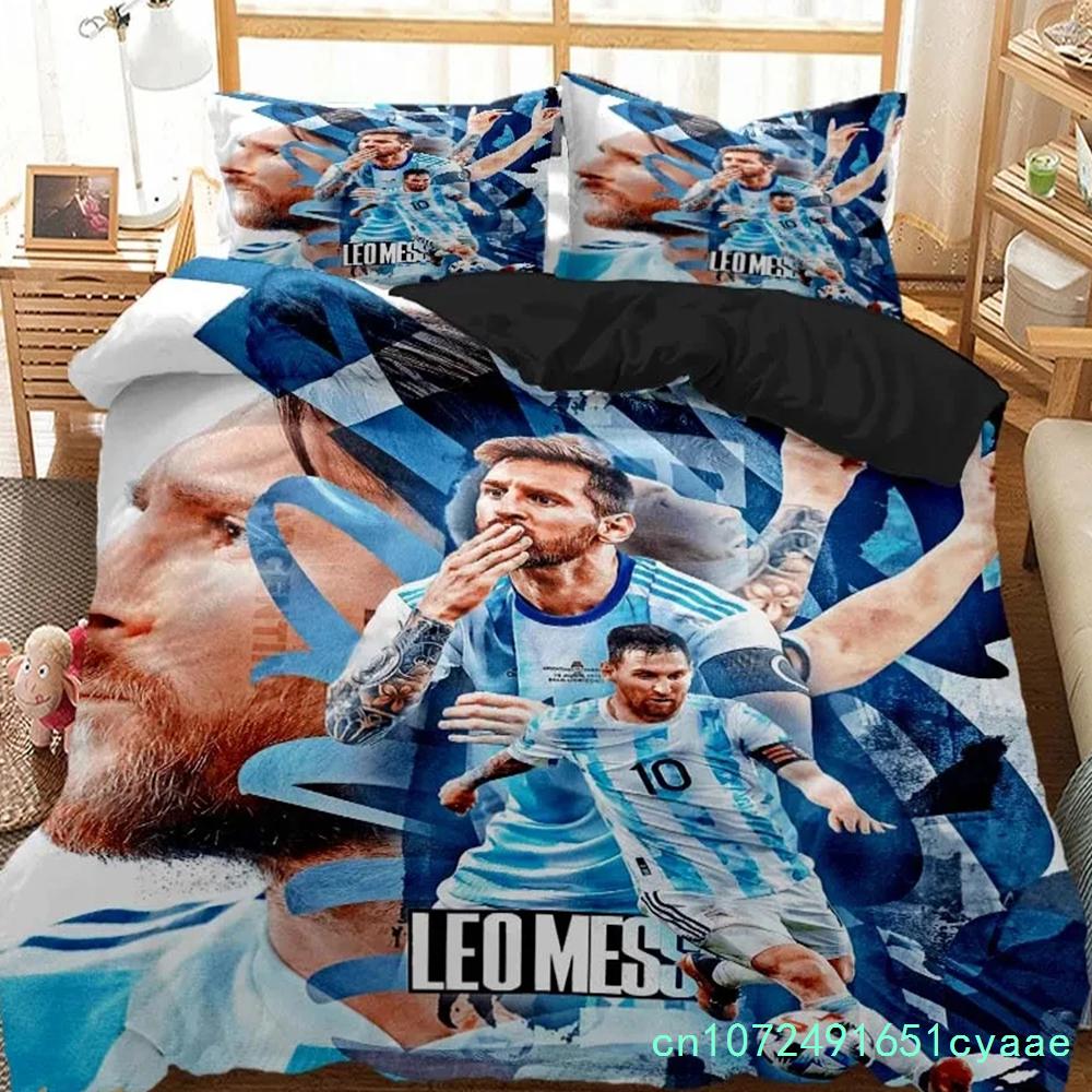 3D Print Football Star NO.10 Bedding Set Boys Girls Twin Queen Size Duvet Cover Pillowcase Bed Adult Home Textileextile