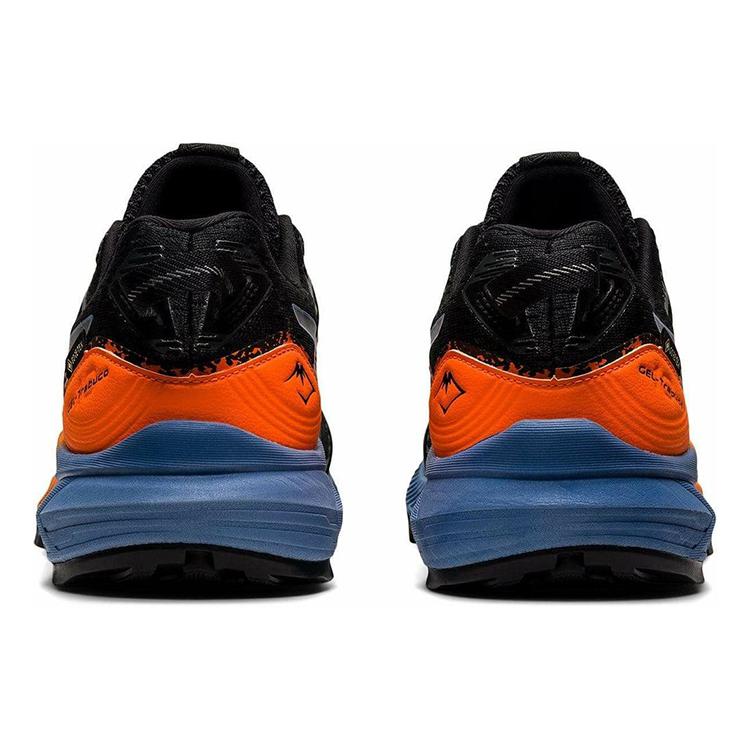 ASICS Gel Trabuco 10 Gore Tex Black Blue Harmony Orange 1011B328-002