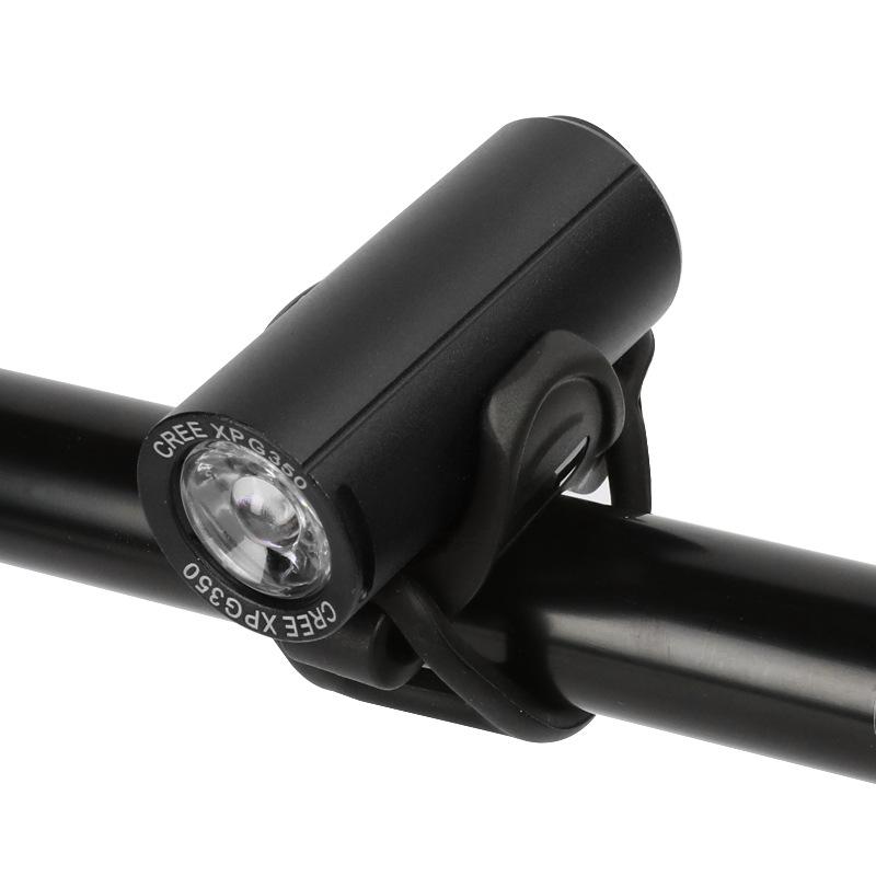 High Quality Powerful Waterproof USB Rechargeable LED Bike Headlight with Frame Mount 300 Lumens Aluminum Alloy Frame&300lm чёрный