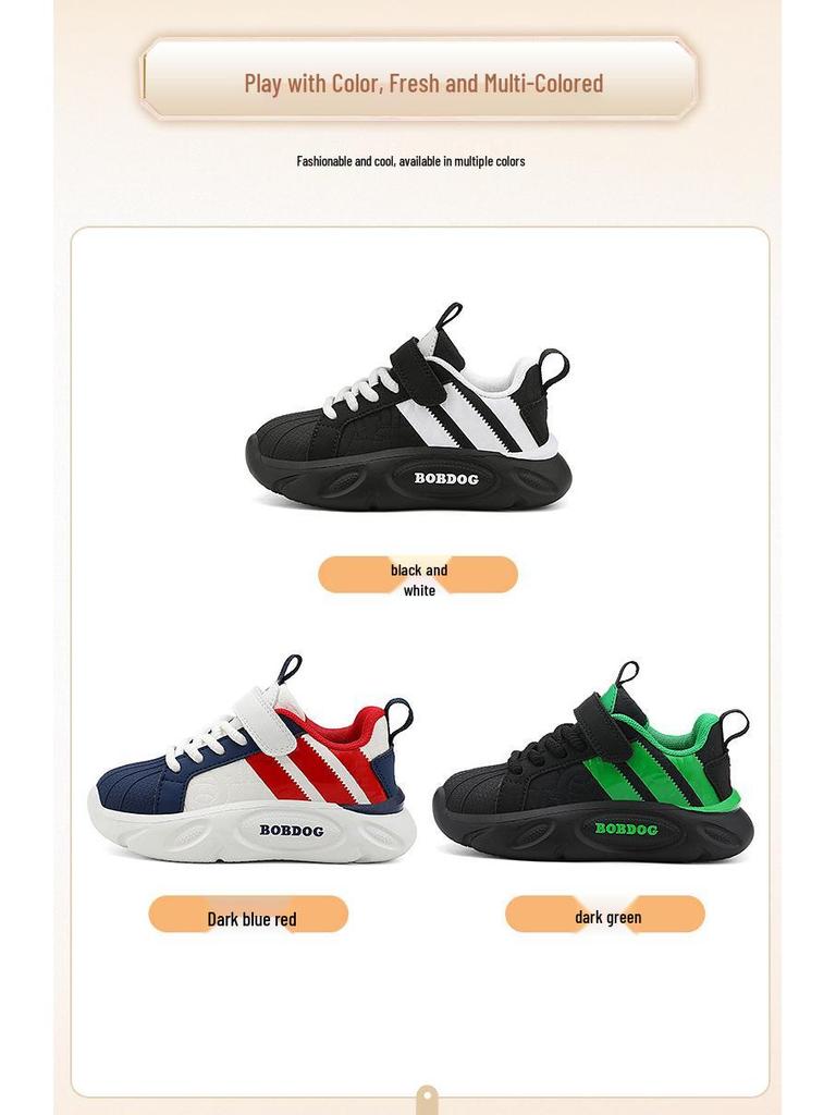 Herbst/Winter 2025 Jungen Leder Sport- und Laufschuhe