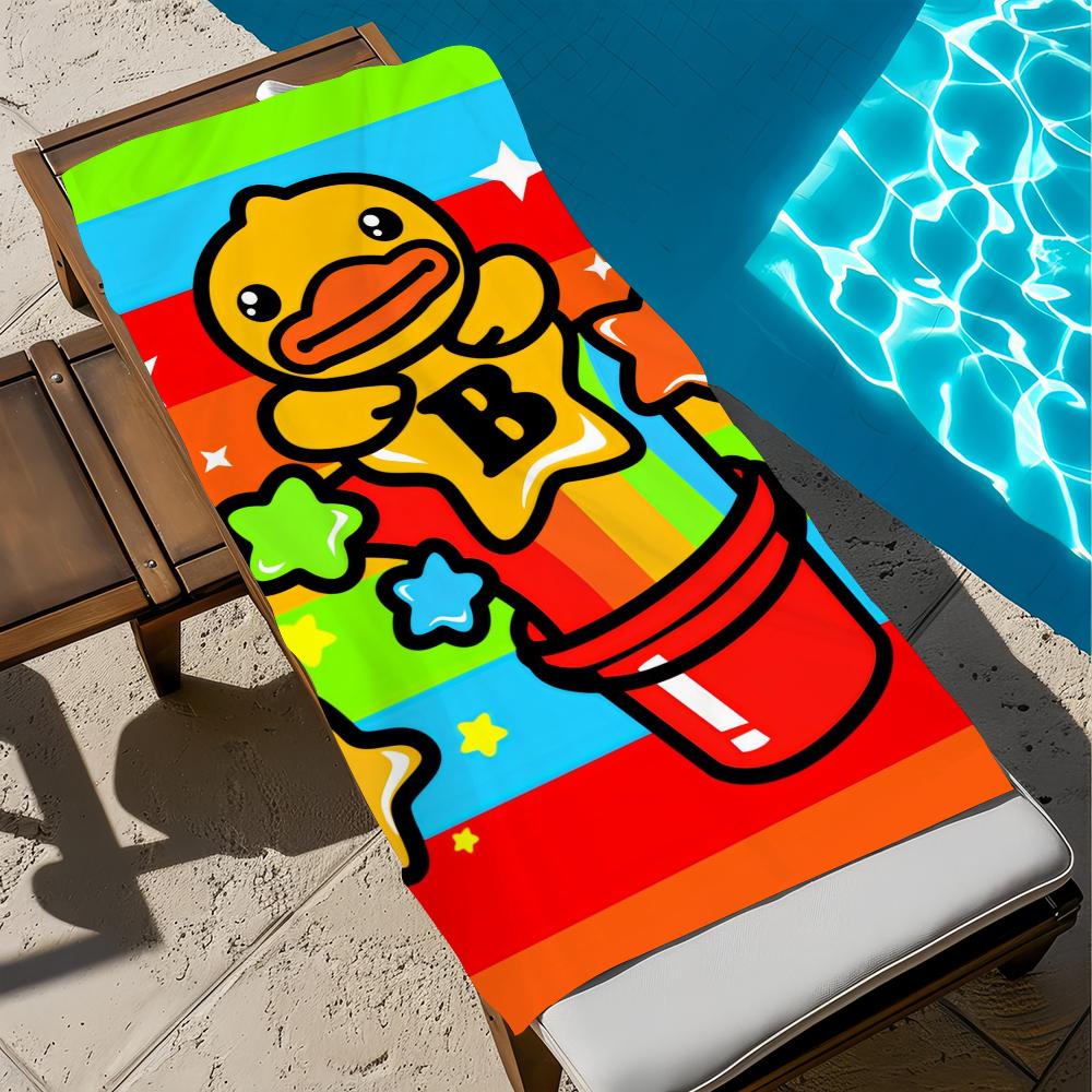 CARTOON b-B-b-D-duck Cute Towel Beach Quick Dry Soft Pool Towels Gift for Travel Gym Shower Camping Sports
