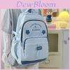 Large Capacity College Style Nylon Backpack With Breathable Design For University Students