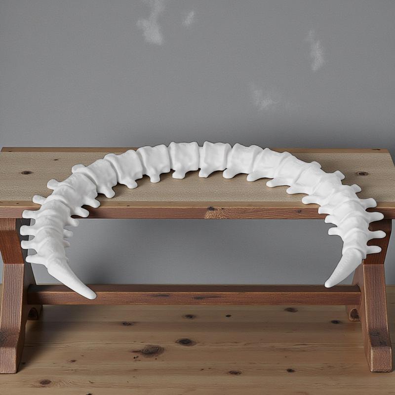 Spinal Cord Moon Wall Hanging Gothic Home Art Living Room Wall Ornament Aesthetic Alternative Room Decor