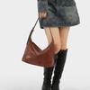 Spring fashion new bag versatile dumpling bag large capacity handbag commuter shoulder bag retro women's bag