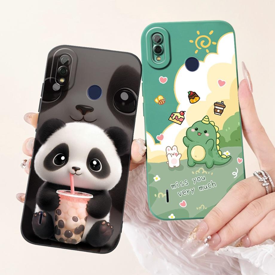 Moon Night Gothic Style Phone Case For Itel P33 Plus P33+ Back Cover Soft Silicone Bumper Coque ITELP33 P 33 Capa