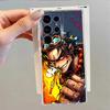 Fodral för Samsung Galaxy S26 S21 Note 20 Ultra 10 S23 Ultra S20 Plus S25 Edge S22 FE S24 Telefonfodral One Piece Zoro Ace