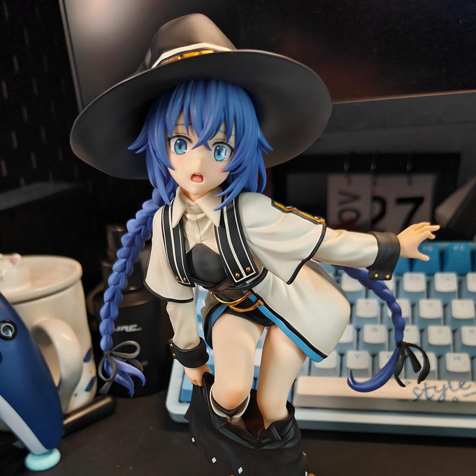 Magierin Roxy Migurdia 25cm Actionfigur Mushoku Tensei: Reinkarnation ohne Job – PVC-Anime-Figur, Sammlerfigur, Spielzeug