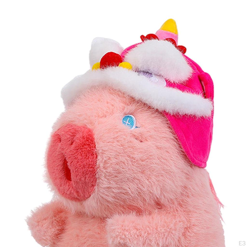 Capybara Plush Toy with Detachable Beanie - Cute Stuffed Animal for Kids