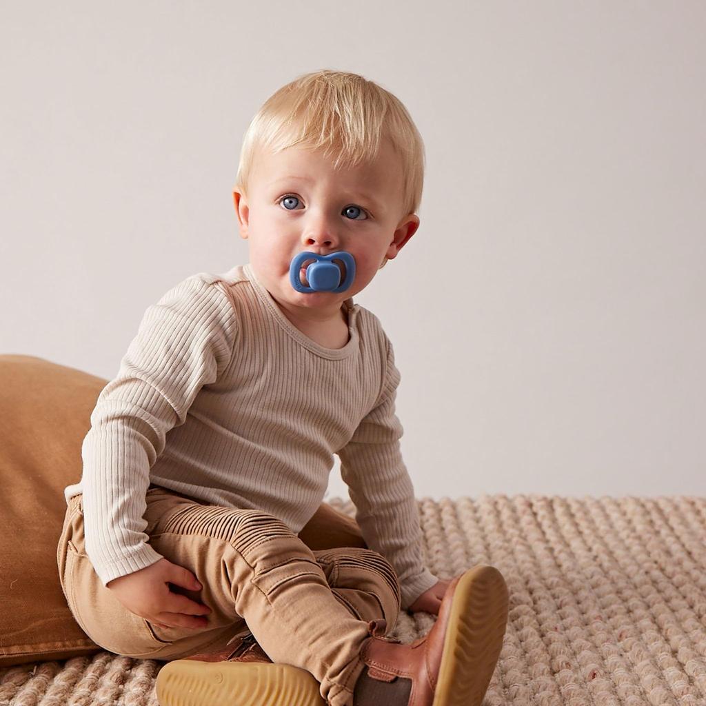 Silicone Pacifier for Baby Shower Gifts B.box Babies, [Genuine Product] Ocean/Sky 0-6m