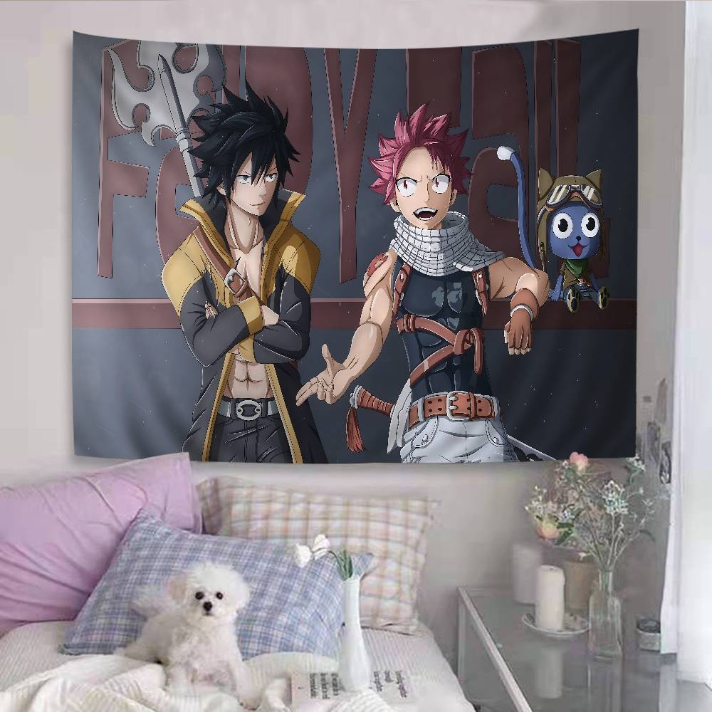 Anime Ffairy Tail DIY Wall Tapestry for Living Room Home Dorm Decor Wall Art Decor