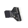 Double 9Pin USB2.0 Header Splitter Adapter With AntiInterference Design For PC DIY Assembly For Keyboards Mouse