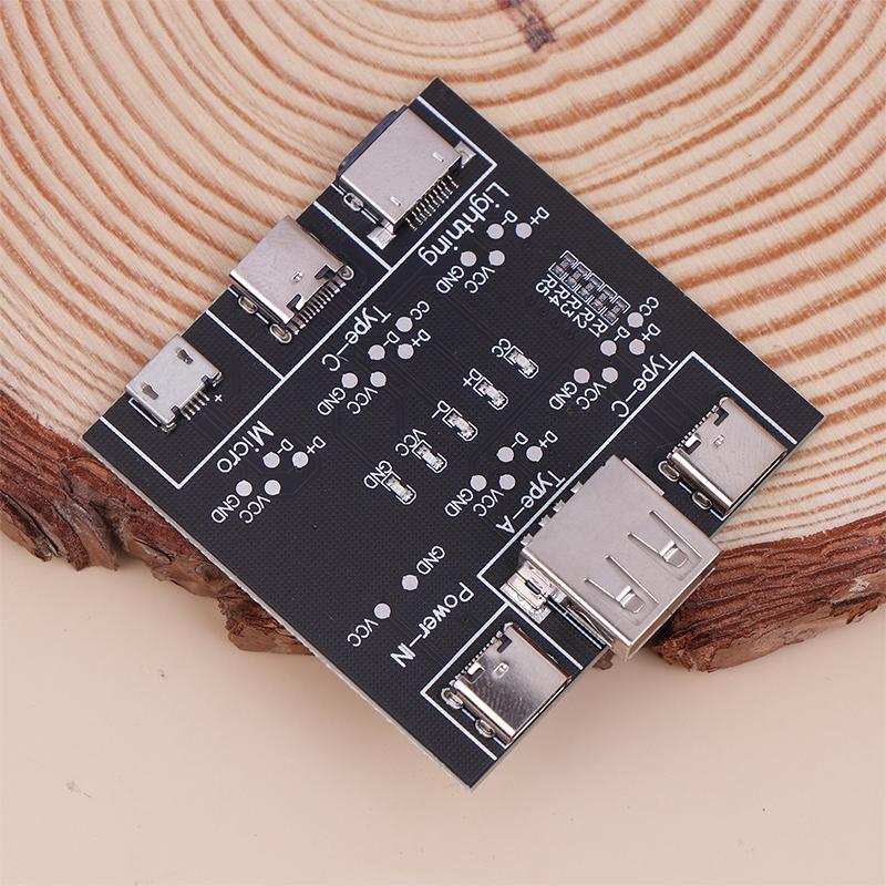 Δοκιμαστικός πίνακας δεδομένων γραμμής δεδομένων καλωδίου USB 1 τεμαχίου Έλεγχος καλωδίου Δοκιμαστής καλωδίου USB Βραχυκύκλωμα ενεργοποίησης-απενεργοποίησης για εργαλείο πίνακα δοκιμής τύπου C