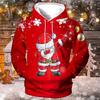 Funny Santa Claus Hoodie Sweatshirt Christmas Snowflake 3d Print Hoodie Men Women Fashion Tracksuit Men Clothes Autumn Winter