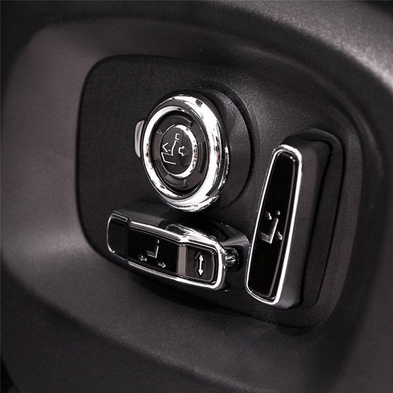 A03E-Car Seat Side Adjustment Button Cover Trim Accessories Parts For Land Rover Discovery 5 RRS Evoque Velar Discovery Sp