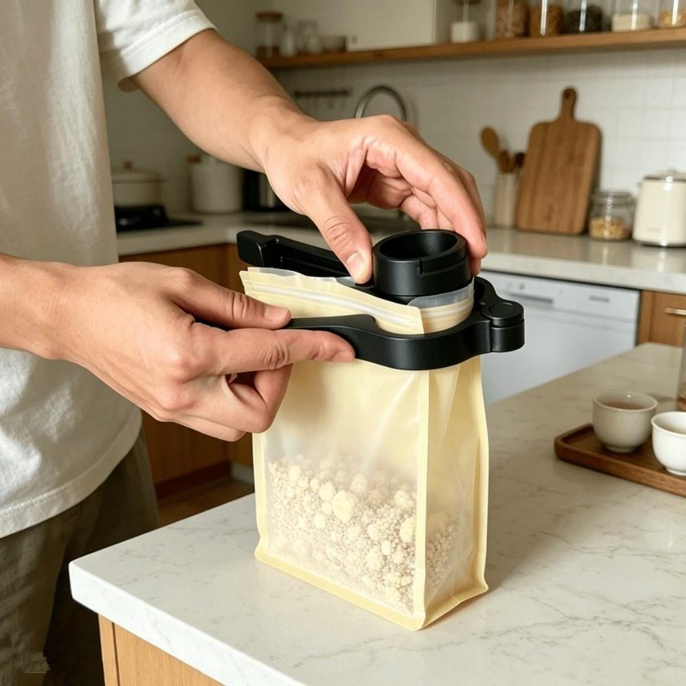 3D Printed Food Storage Sealing Clip with Pour Spout Dust-proof Bag Sealer Ordinary Openings