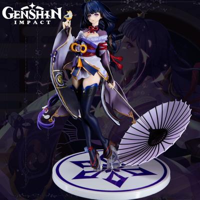 Genshin Impact Anime Figures GK Raiden Shogun Ei Game Peripheral Beelzebul Beauty Girl Collectible Model Action Figure Toys Gift