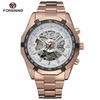 Forsining Chinese Relogio Forsining Montrepourhomme Stainless Steel Bracelet Mechanical Skeleton Automatic Watch Wristwatch Man