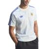 adidas T-shirt Argentina Originals Stampa Integrale Bianco Sporco Top da Uomo KF0323