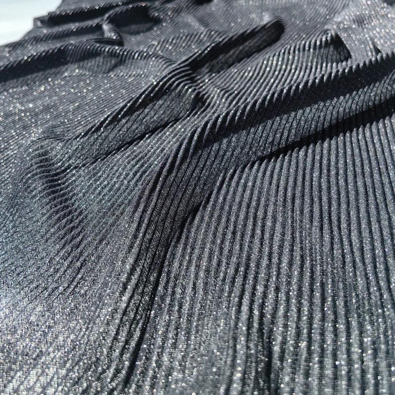 Women's Pleated Scarf Crinkle Cotton Long Muffler Crumpled Shawl Femme Hijab Golden Thread Shimmer Muslim Hijab