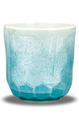 Japanese Kura Tea Cup Stylish Kishou Celebration Kutani Ware Tea Cup Ginsai Blue Ceramic Brand Japanese Tableware Made In Japan
