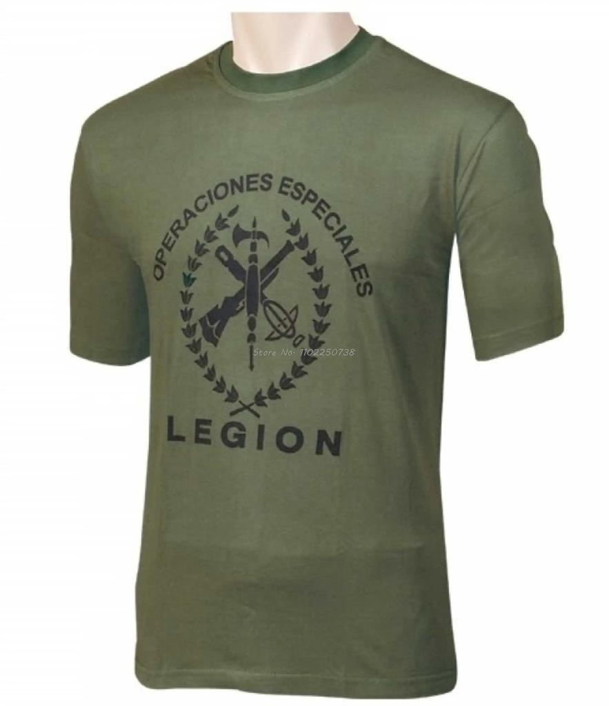 New Streetwear Oversize Tees Cotton Special Operation Of Spanish Legion TShirt Summer Cotton ONeck Short Sleeve Unisexs T Shirt