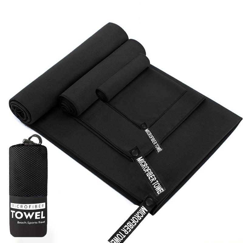 Highly Absorbent Sand-Free Large Size Beach Towel Microfiber Towel Set, Soft And Comfortable Outdoor Sports Towel Fitness Towel