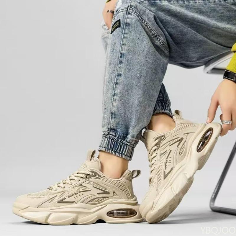 Summer Men's Shoes Versatile Spring Autumn Thick Soled Men's Shoes Casual Comfortable Height Increasing Sports Shoes