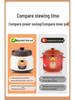 Carefully Selected Multifunctional Purple Clay Electric Slow Cooker: Automatic Soup, Stew, and Porridge Pot