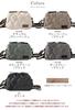Lizdays Women's Lightweight Small Wallet Shoulder Bag, Water-Repellent, Travel Bag (Black)