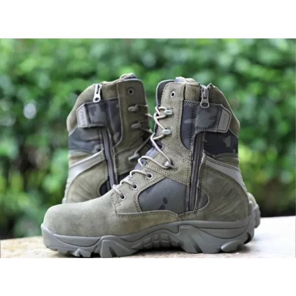 

Men Boots Winter Autumn Work Shoes Quality Special Forces Tactical Desert Combat Ankle Boots Leather Snow Boots 48