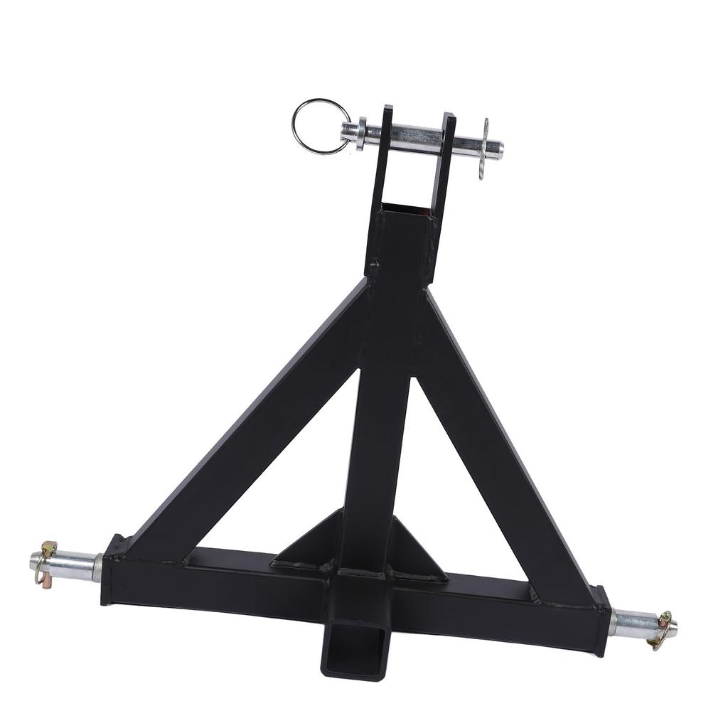 3 Point Trailer Hitch 2 Receiver Quick Hitch 3000lbs Traction Force Heavy Duty Steel Tractor Drawbar Hitch Adapter For