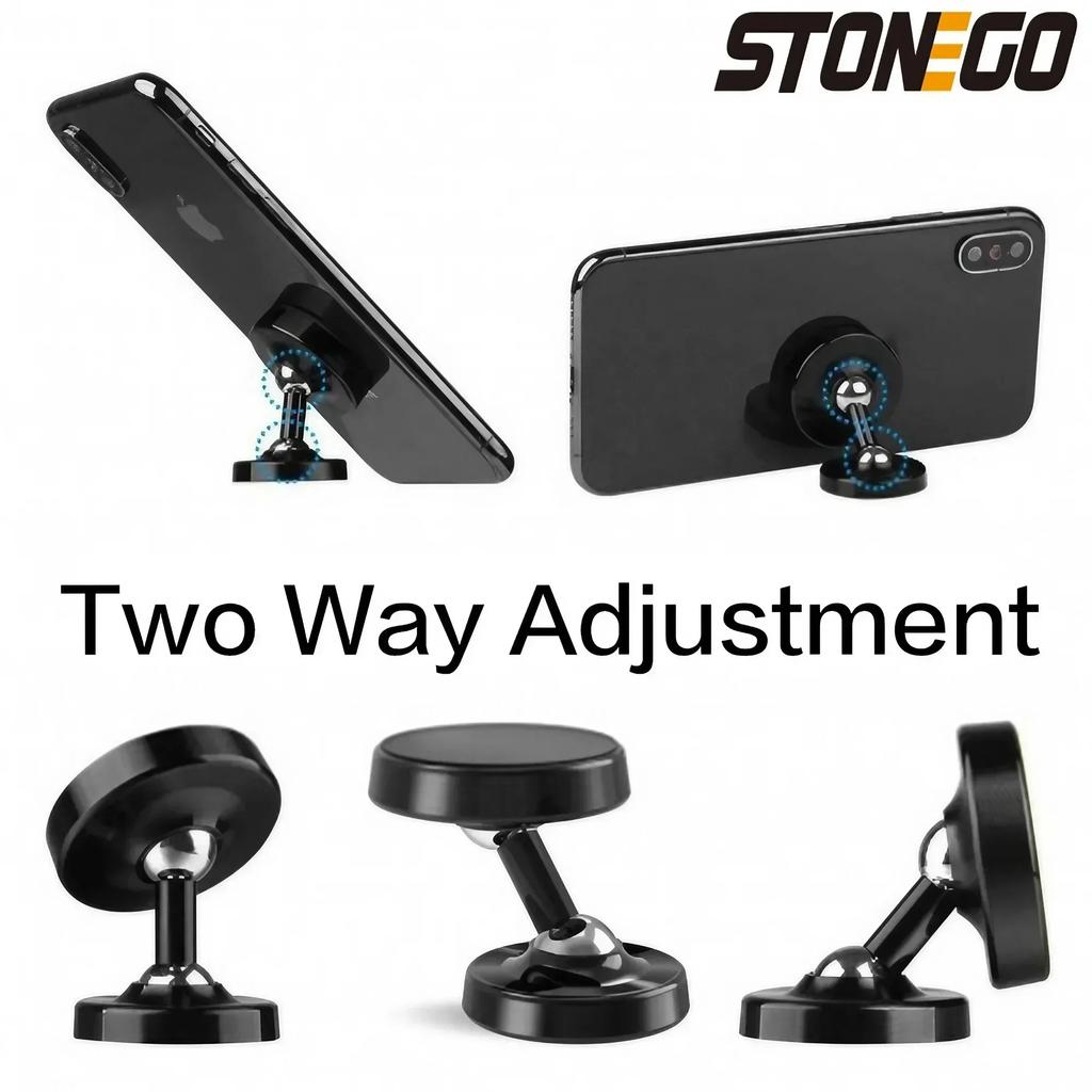 360 Degree Rotation Universal Car Phone Holder Strong Magnetic Mount for Navigation Accessories