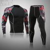 Ski Thermal Underwear For Men Male Thermo Clothes Compression Set Thermal Tights Winter Leggings Basketball Suit Quick Dry