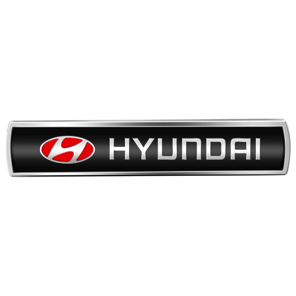 1Pcs Metal Car Badge Side Body Fender Trunk Stickers Auto Decoration Decals Accessories For Hyundai I10 I20 I30 IX20 IX35 Tucson R8