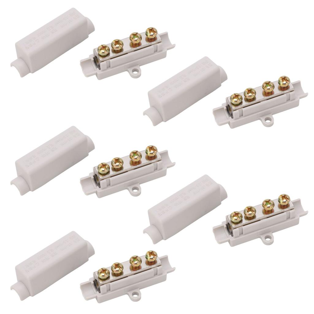 5Pcs 100A 1000V High Power Wire Cable Connector 2.5‑16mm² Electrical Wiring Junction Box Terminal Block