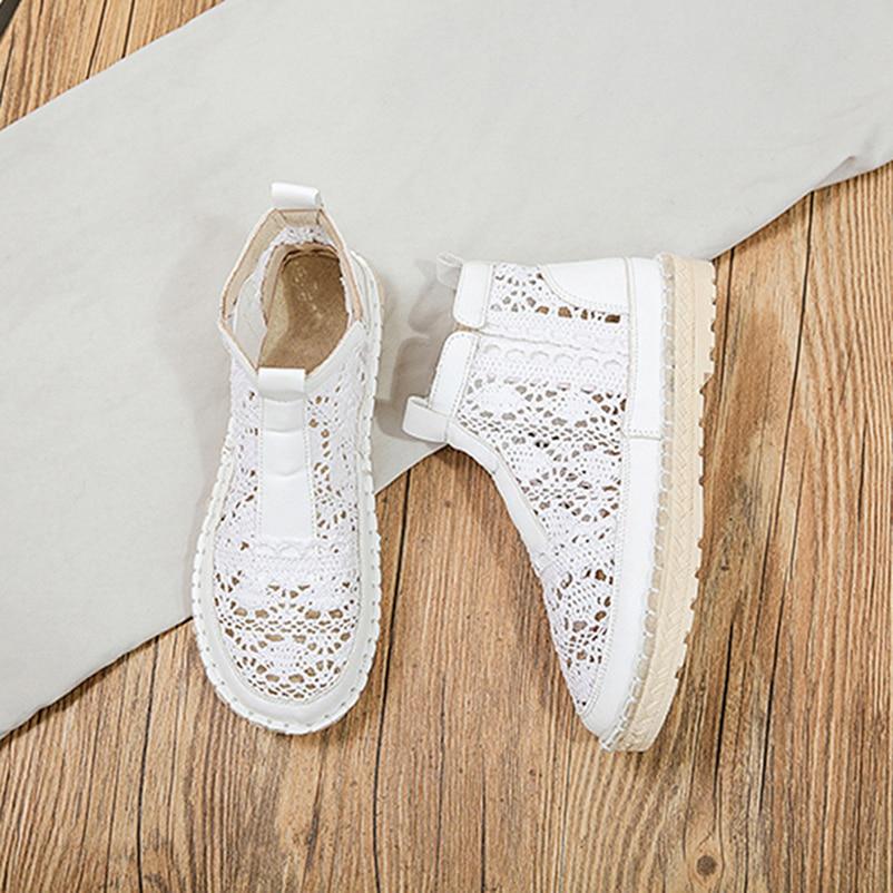 Order A Size Up,Exquisite Summer Korean Version of Harajuku Style Student Wild Flat Casual Women's Shoes Mesh Breathable Lazy Single Shoes