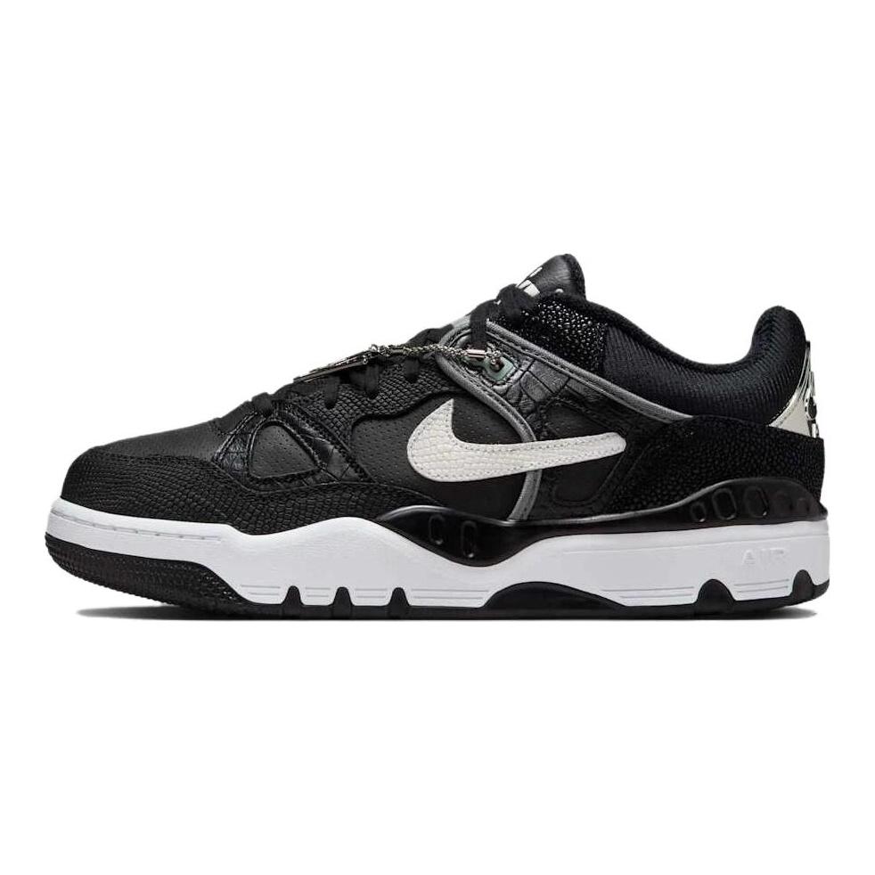 NIGO X Nike Air Force 3 Slip Resistant Abrasion Resistant Low Top Skateboard Shoes Unisex Black White HV8070-001