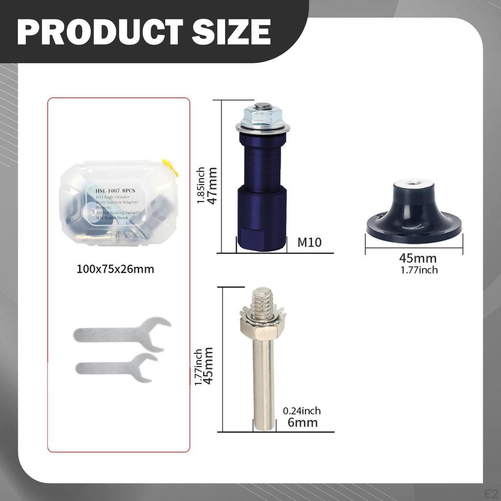 Connecting Rod Kit Adaptor Electric Drill Part Conversion Angle Grinding Adapter for Polishing