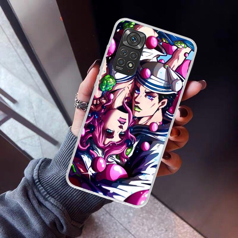 JoJo's Bizarre Adventure Hot Anime Phone Case For Xiaomi Poco X5 X6 X7 Pro F7 Ultra M7 Redmi 15C 15 13C 13 12C 12 10 10C 10A 9 9