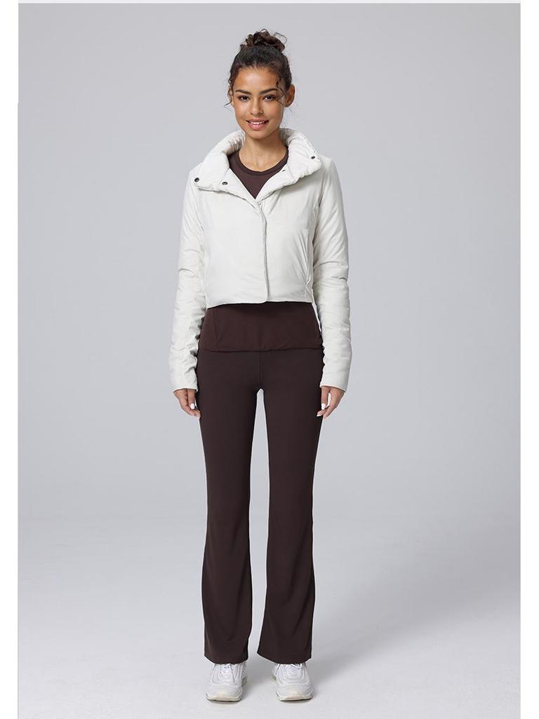 Women's Slim Fit Warm Yoga Jacket for Autumn and Winter City Runs