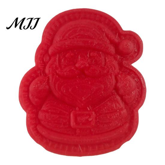 Festive Pattern Embosser Christmas Mini Pie Mold, Plastic Hand Press Kitchen Gadget for Cookies Durable Decorative Bakeware Pastries And Fondant Tool