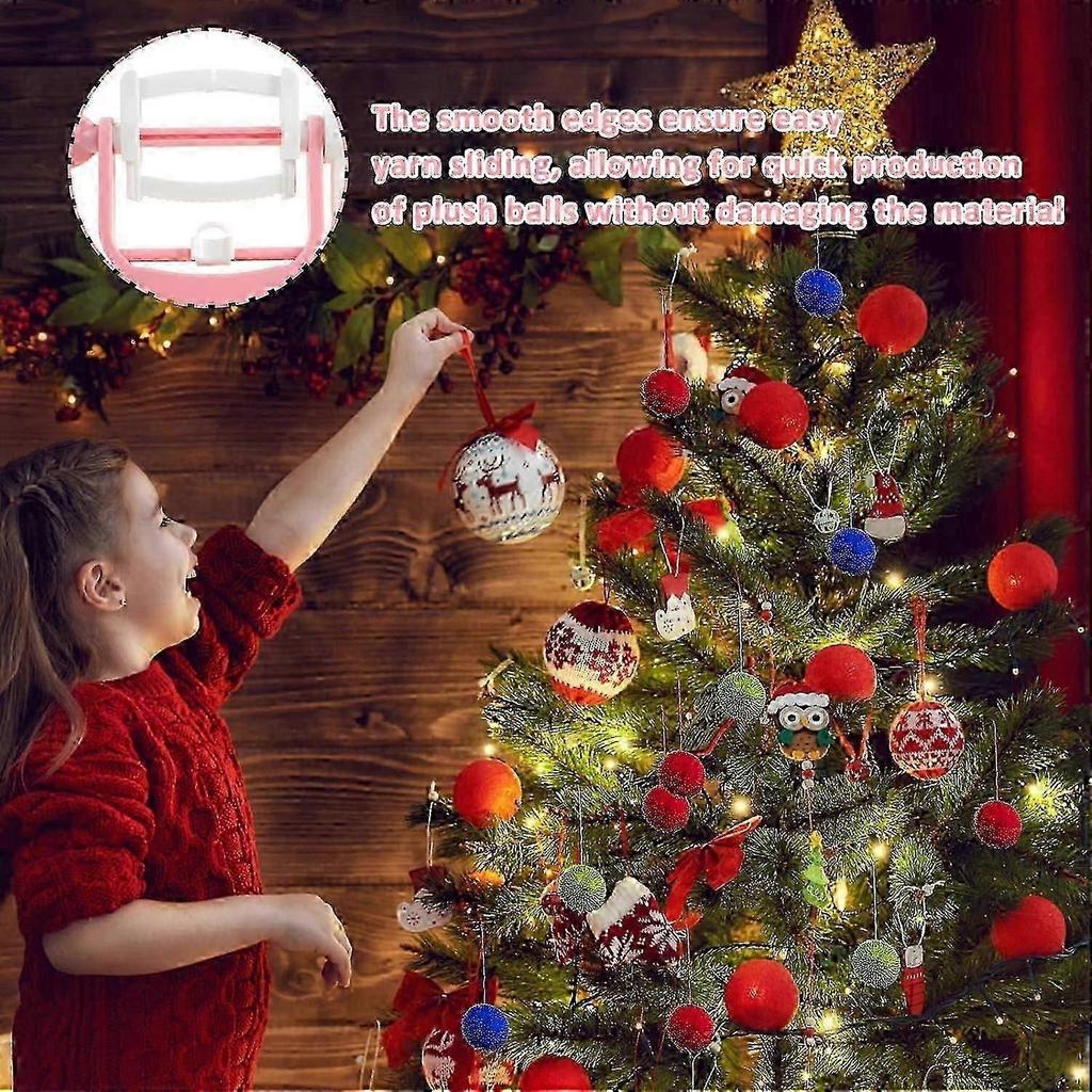 ExquisitePom Pom Maker, Tassel Maker and Pompom Maker Tool Set for Fluff Ball Weave DIY Wool Yarn Craft Project New Arrival