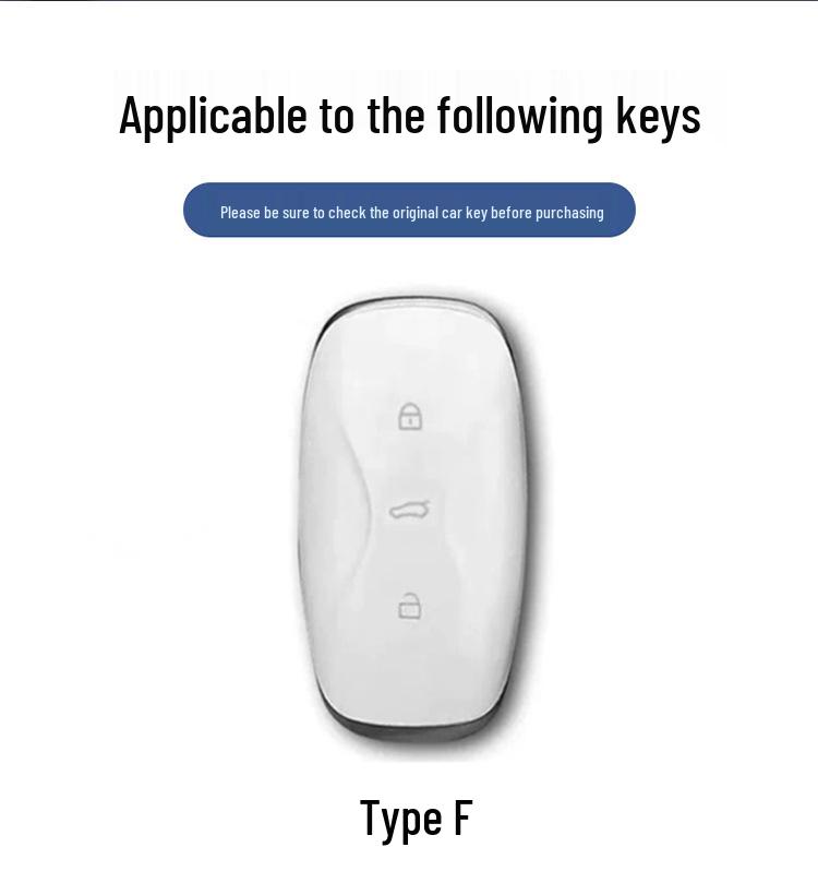 25 Dongfeng Fengshen L8/L7X 2026 Car Key Case - New Energy Protective Leather Cover with Buckle for Men & Women