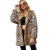 Leopard Print Imitation Fur Coat Women's Wool Coat Women's Coat Autumn and Winter New